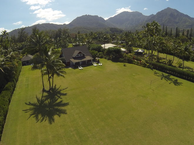 Julia Roberts eladó Hawaii háza felül nézetből