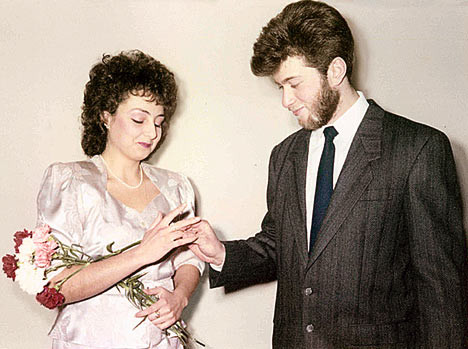 Abramovics első feleségével