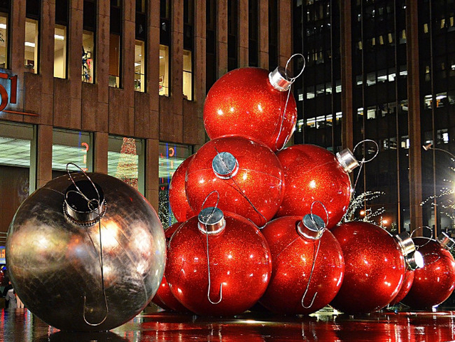 Karácsonyi dekoráció New York