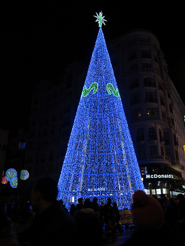 Karácsonyi dekoráció Ciudad Real