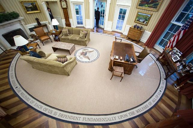 Obama szőnyege